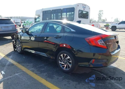 2017 Honda Civic Ex из США, поврежденный, VIN 2HGFC2F89HH540997